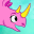 Pink Rhino. Kids Animal Story