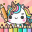 Kawaii Unicorn: Coloring World