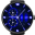 Neon Blue Watch Face