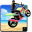 Blocky Super Moto Bike Rider