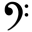 Bass Clef